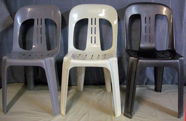 Grey White Silver Chairs