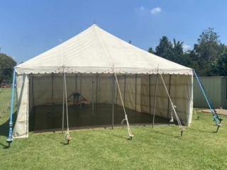 6x9m Marquee with walls